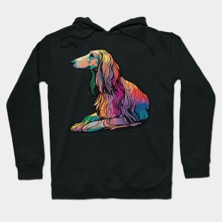 Afghan Hound Dog Art Hoodie